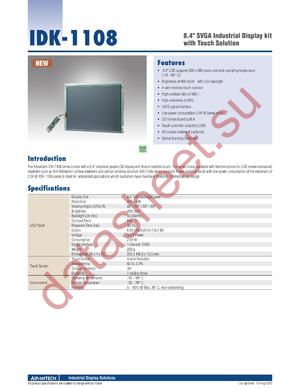 IDK-1108R-45SVA1E datasheet  