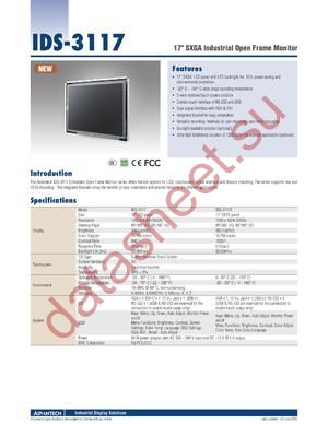 IDS-3115EN-25XGA1E datasheet  
