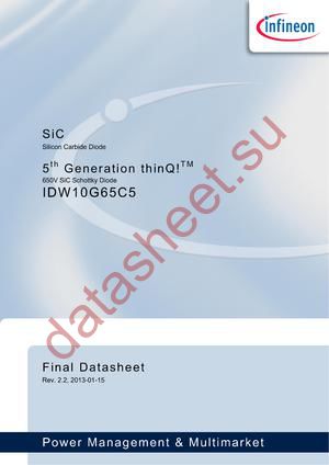 IDW10G65C5_12 datasheet  