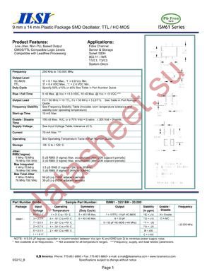 ISM61-3255AH-20.000 datasheet  