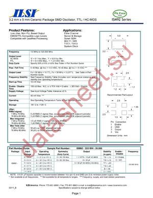 ISM92-3465EH-20.000 datasheet  