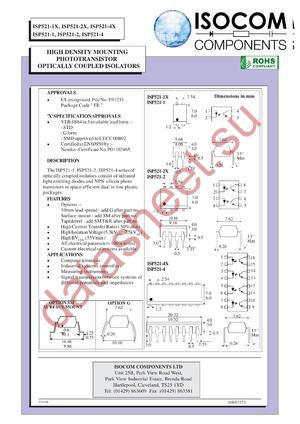 ISP521-1_08 datasheet  