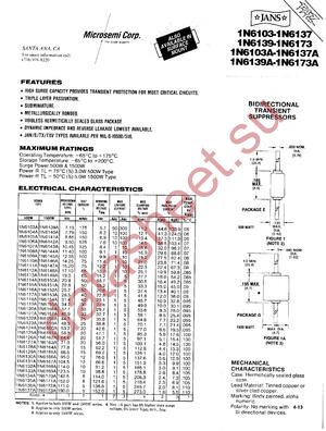 JANS1N6161A datasheet  