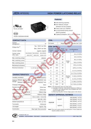 JE9212HR3 datasheet  