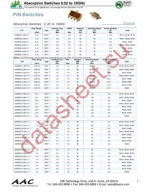 JXWBKG-2-G23-111 datasheet  
