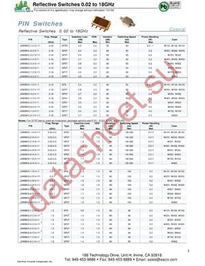 JXWBKG-3-A14-111 datasheet  