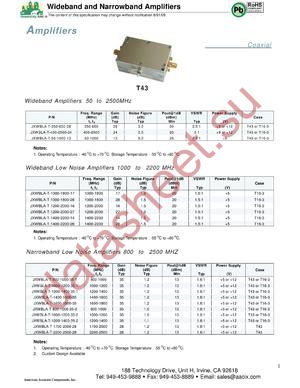 JXWBLA-T-1000-1200-35-1 datasheet  