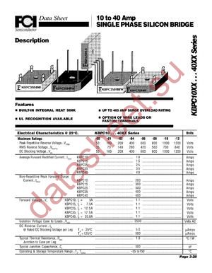 KBPC40-00 datasheet  