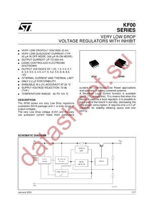 KF15BDTR datasheet  