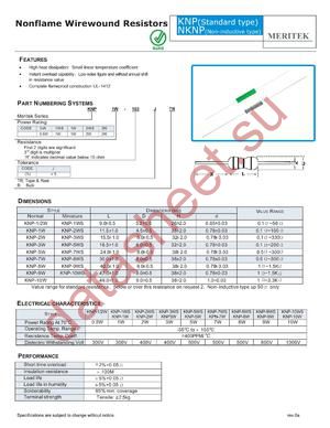KNP12W-103JTR datasheet  