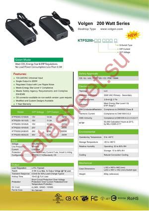 KTPS200 datasheet  