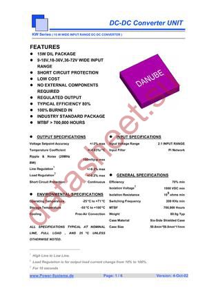 KWD-4812 datasheet  