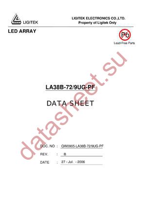 LA38B-72-9UG-PF datasheet  