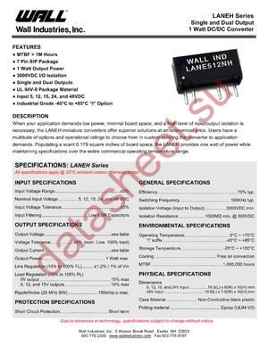 LANE1212NDH datasheet  