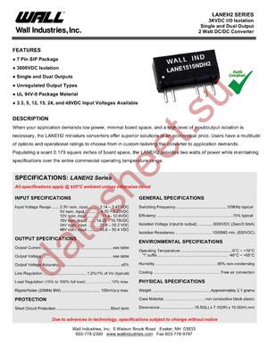 LANE1212NH2 datasheet  