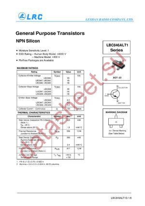 LBC849BLT1G datasheet  