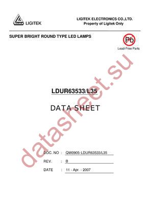 LDUR63533-L35 datasheet  