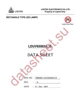 LDUV65063-L15 datasheet  