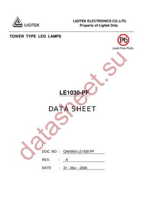 LE1030-PF datasheet  