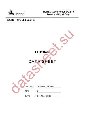 LE13840 datasheet  