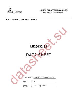 LE25030-S2 datasheet  