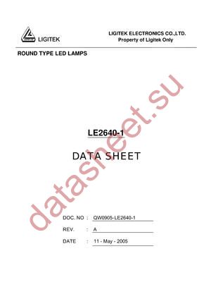 LE2640-1 datasheet  