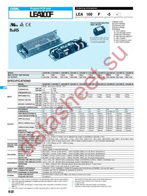 LEA100F-5-J2 datasheet  