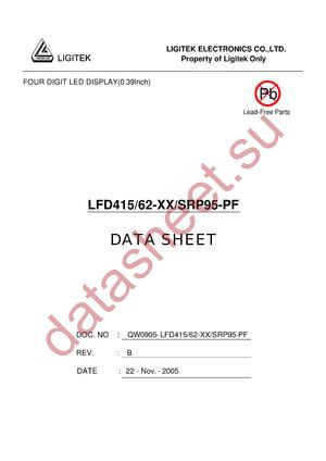 LFD415-62-XX-SRP95-PF datasheet  