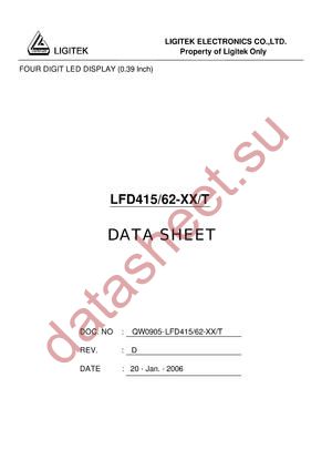 LFD415-62-XX-T datasheet  