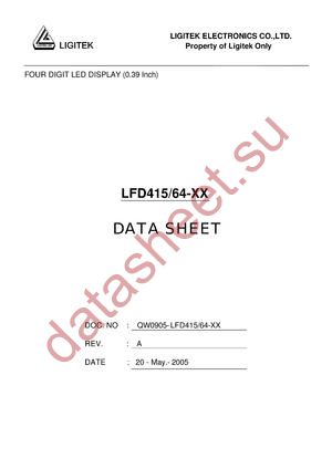 LFD415-64-XX datasheet  