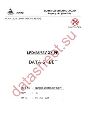 LFD435-63V-XX-PF datasheet  