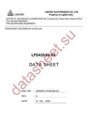 LFD435-69-XX datasheet  