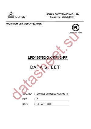 LFD495-62-XX-KP13-PF datasheet  