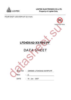 LFD4D5-62-XX-RP3-PF datasheet  