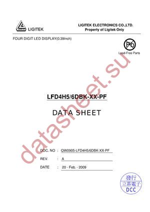 LFD4E5-65-XX-PF datasheet  