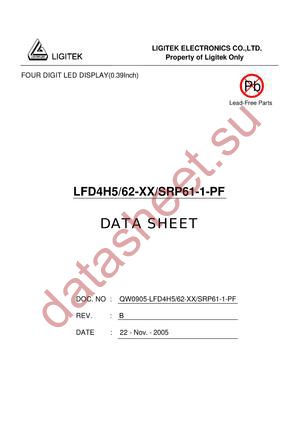 LFD4H5-62-XX-SRP61-1-PF datasheet  