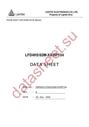 LFD4H5-62M-XX-RP154 datasheet  