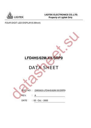 LFD4H5-62M-XX-SRP9 datasheet  
