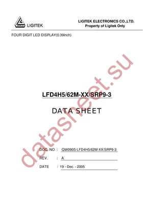 LFD4H5-62M-XX-SRP9-3 datasheet  
