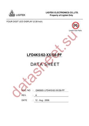 LFD4K5-62-XX-S8-PF datasheet  