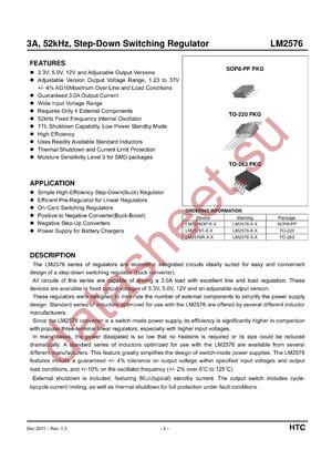 LM2576DP-5.0 datasheet  