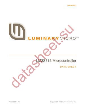 LM3S315_06 datasheet  