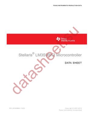 LM3S9BN2-IQC80-C5 datasheet  