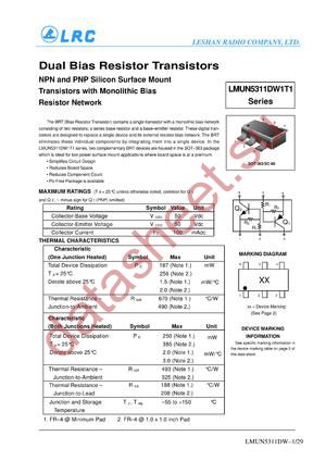 LMUN5335DW1T1G datasheet  