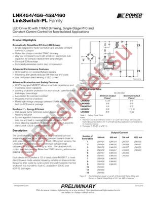 LNK454VG datasheet  