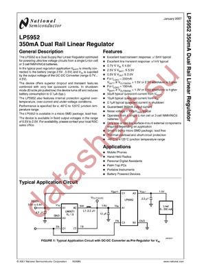 LP5952TL-1.3 datasheet  