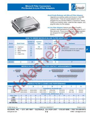 240-033437PP datasheet  