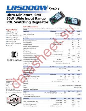 LR5003W-10 datasheet  