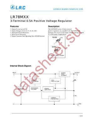 LR78M05 datasheet  