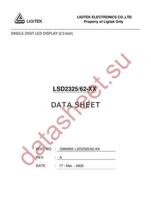 LSD2325-62-XX datasheet  